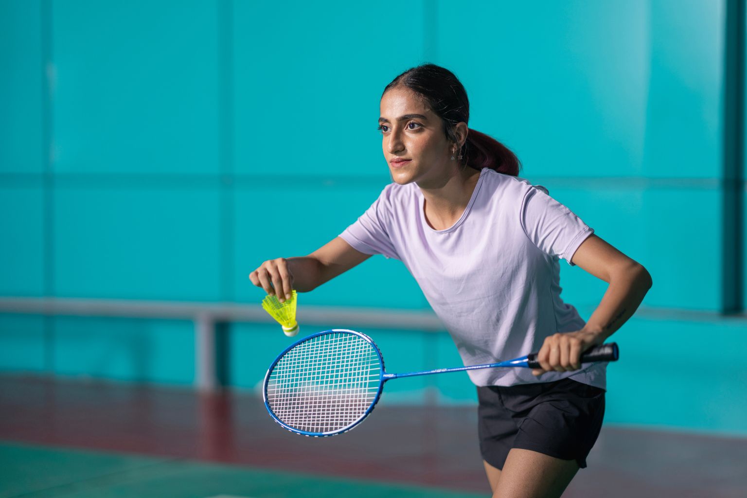 badminton service rules